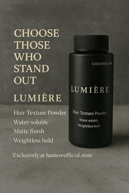 LUMIÈRE Hair Texture Powder – Water Soluble Formula (20g)